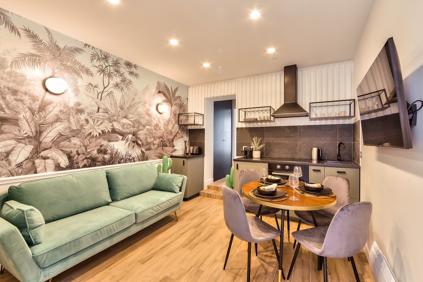 Intérieur immobilier aménagé à Paris